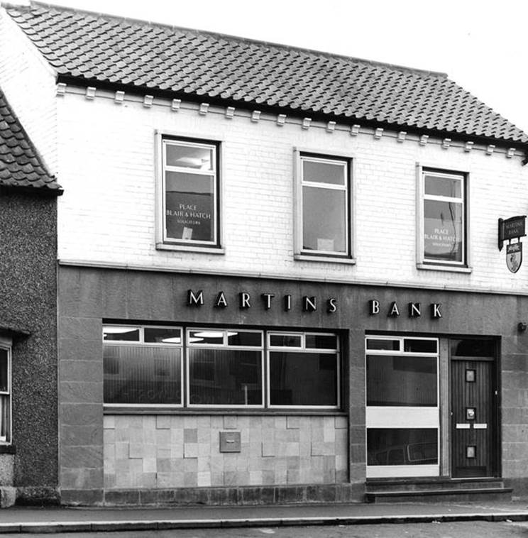 1963 Northallerton Exterior view of front of branch, solicitors BGA Ref 30-2071