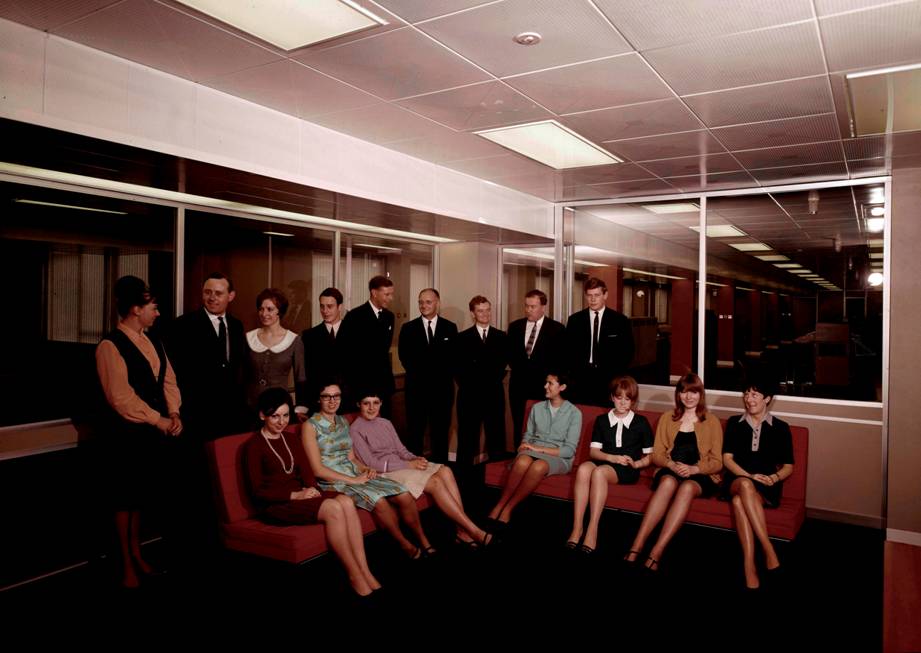 1966 Computer Centre Staff assembled at Bucklersbury House BGA Ref 33-847.jpg