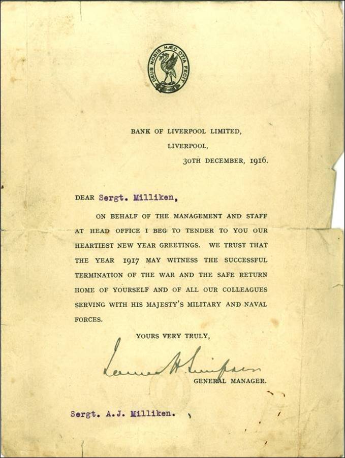 1916 Bank of Liverpool WW1 Letter BGA Ref 25.955.jpg