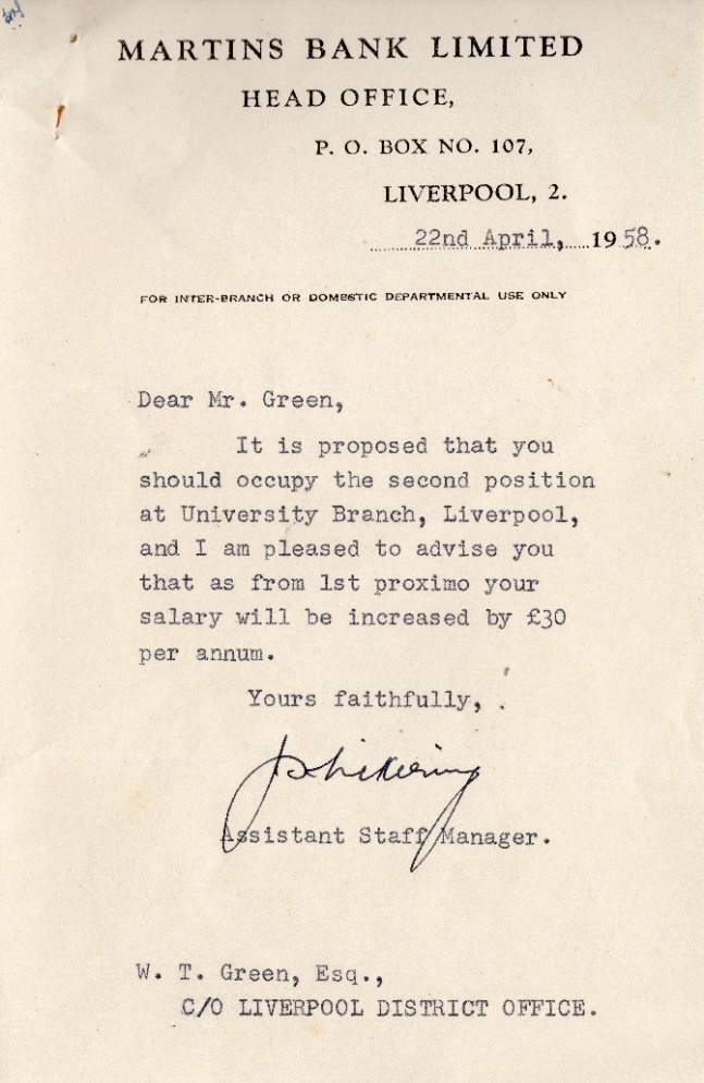 1962 Mr W O Davies Liverpool Assistant District General Manager MBM-Su62P05