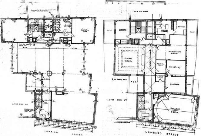 1931 Third and Fourth Floor Plans TAJ
