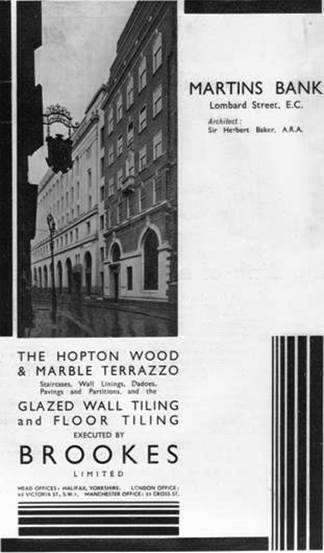 1931 Brookes Ltd Advert in TAJ for 68 Lombard Supplies