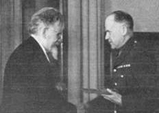 1947 A H Birse receives medal from president Kalinin MBM-Au47P37.jpg