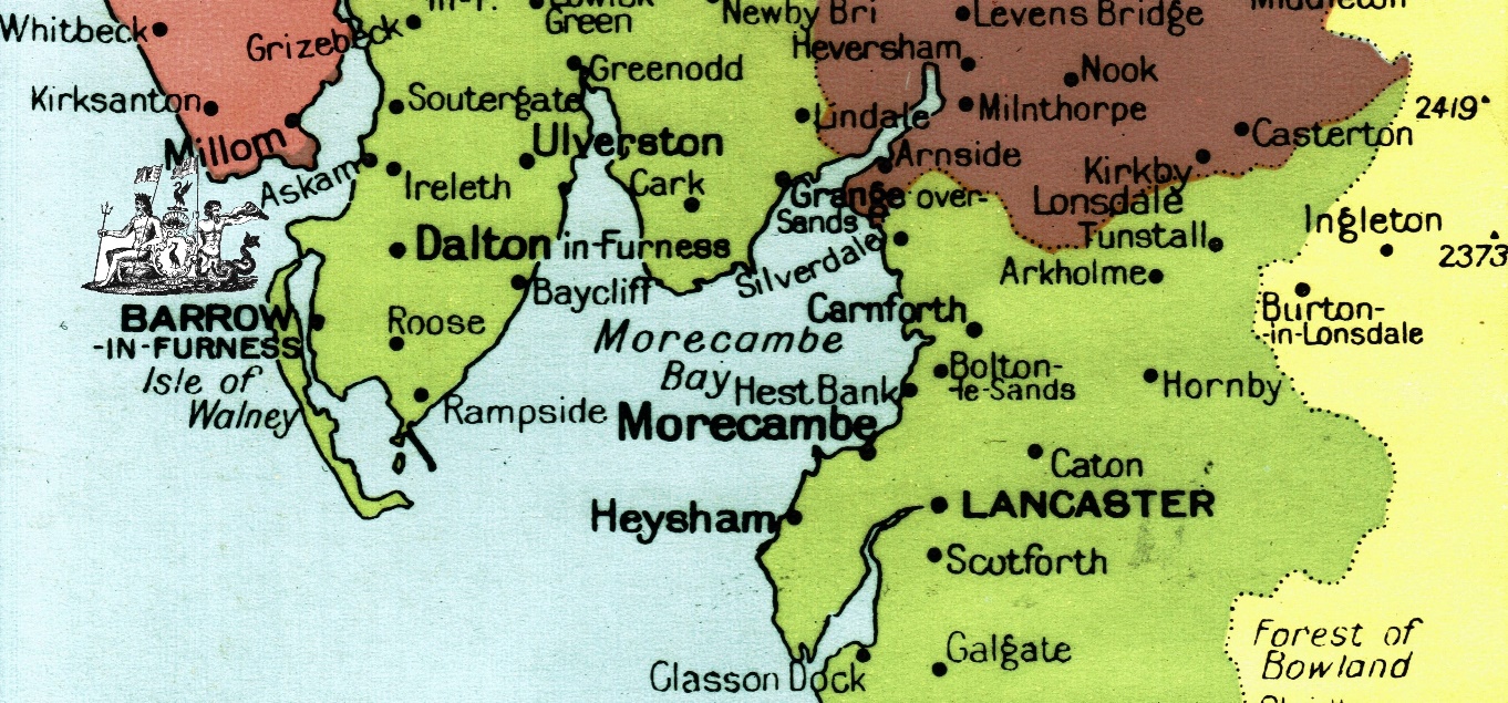 1968 Askam in Furness Map Geographia 4CB2.jpg