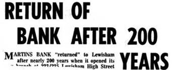 Lewisham Return
