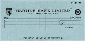 1966 St James St London Automation Computerised Cheque BLANKED BLUE - MBA.jpg