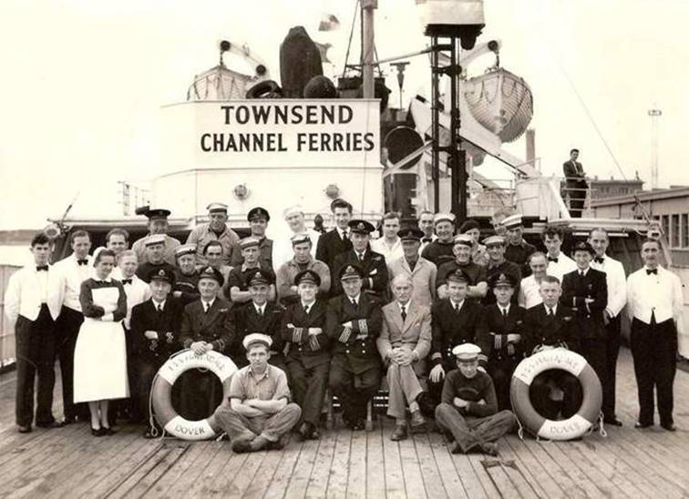 1956 Oct Crew of TSS Halladale Sam Brookes.jpg