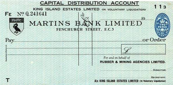 1951 April Fenchurch Street Cheque - S Walker MBA.jpg