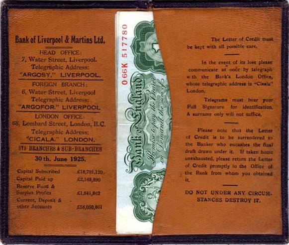 1925 B of L and M Letter of Credit Wallet full.jpg