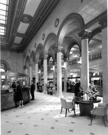 1952 View of counter and right hand arcade from entrance Original Photo MBA.jpg