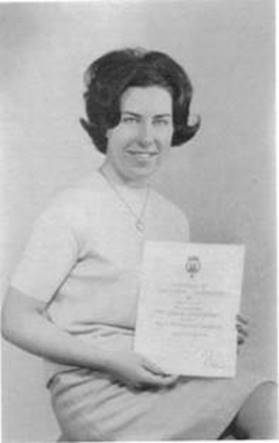 1967 Susan Trenor wins D of E Gold Award MBM-Sp67P38.jpg