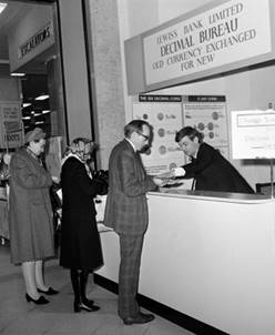 1970 Lewis's Decimal Bureau