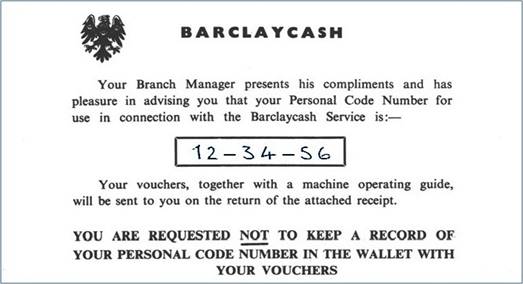 Barclayscash Personal Number