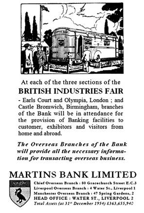 1955 British Industries Fair Trade stand - MBA