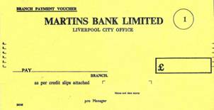 BGA Ref 1216-2c - Form 261M Branch Payment Voucher